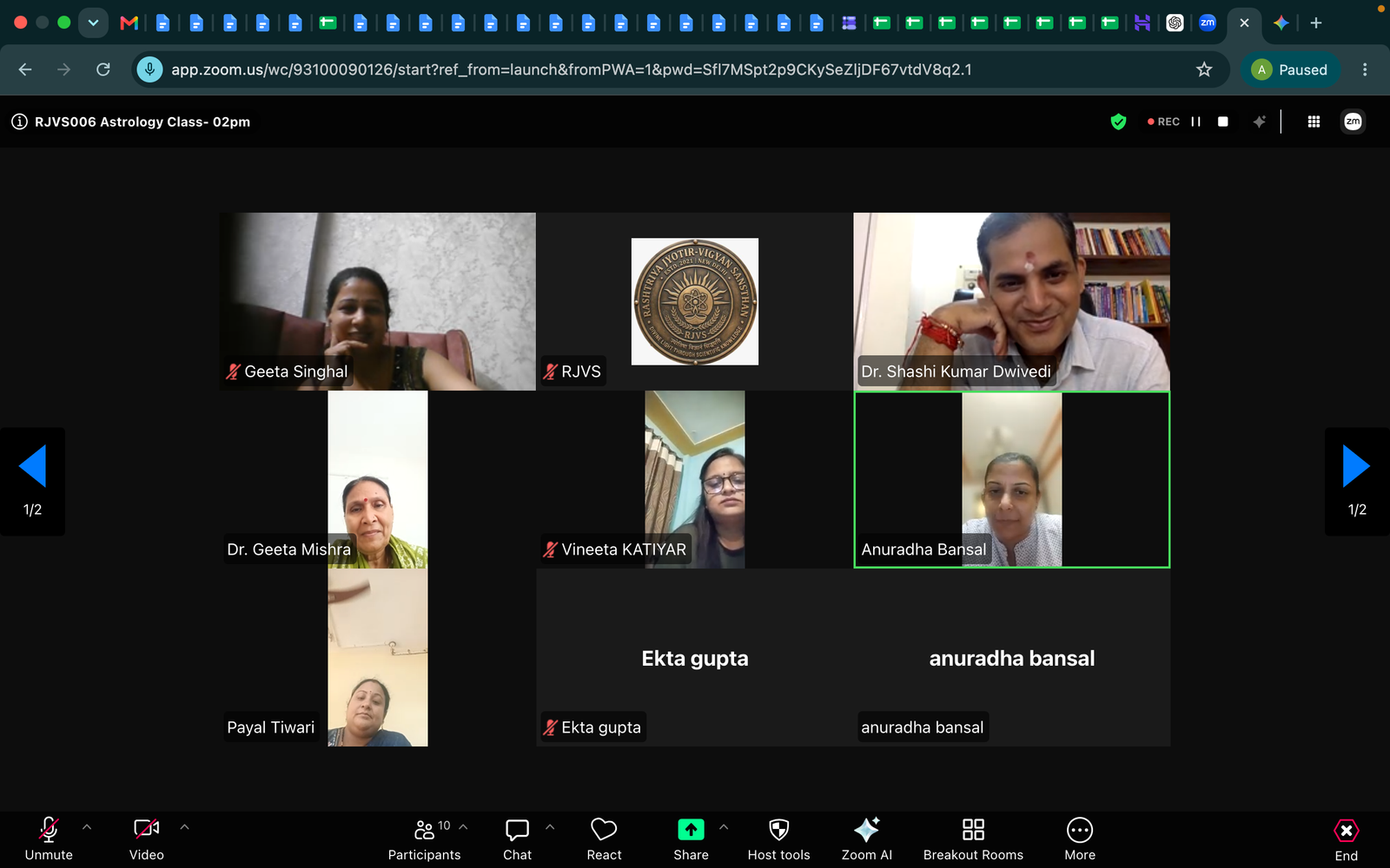 Astrology Demo Session
